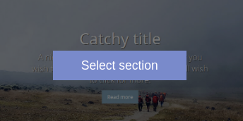 select section